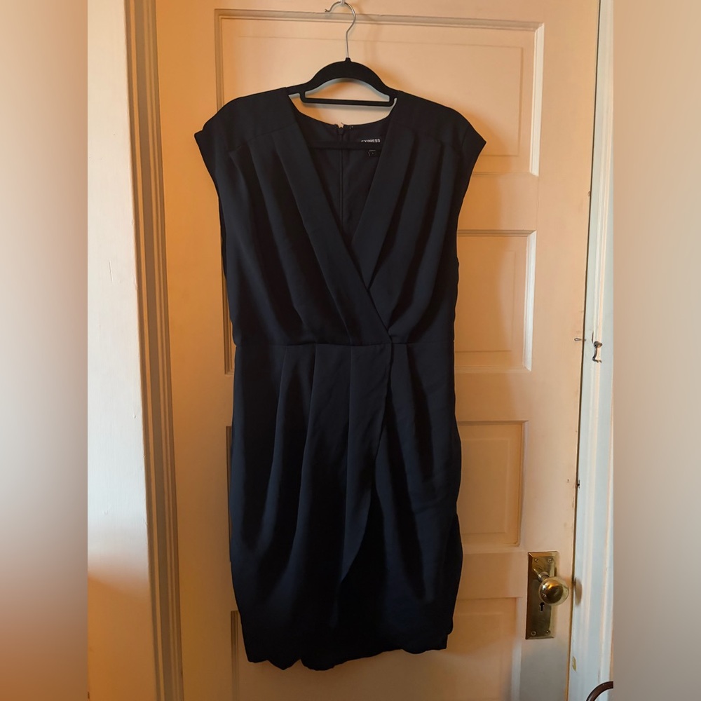 Express Black Midi Dress
